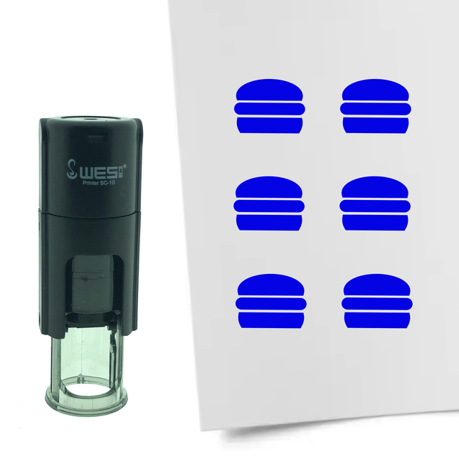 Stempel Hamburger Ø10mm rund