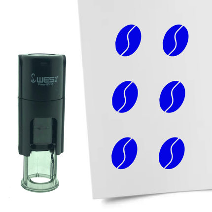 Stempel Kaffeebohne Ø10mm rund