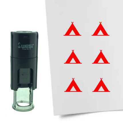 Stempel Zelt Ø10mm rund