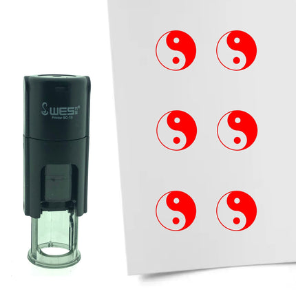 Stempel Yin Yang Ø10mm rund