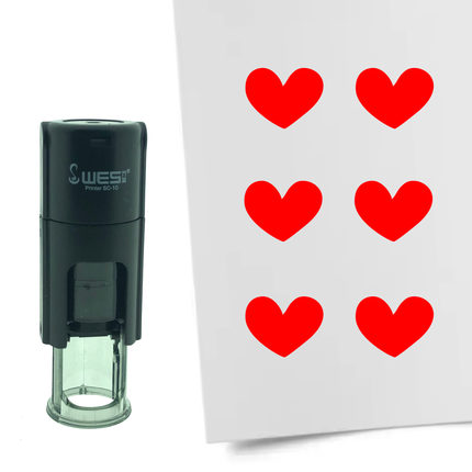 Stempel Herz Ø10mm rund