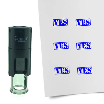 Stempel YES Ø10mm rund