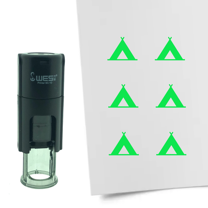 Stempel Zelt Ø10mm rund
