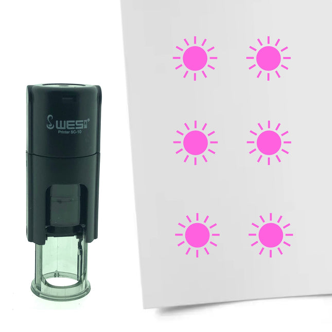 Stempel Sonne Ø10mm rund