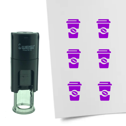 Stempel Kaffebecher Ø10mm rund