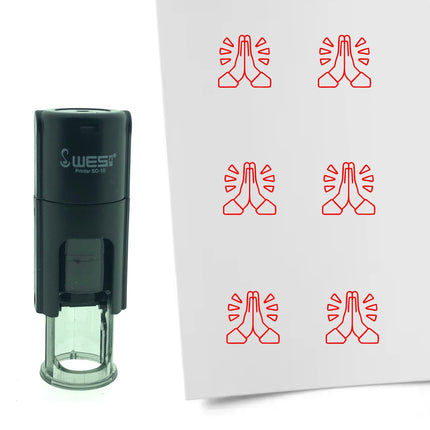 Stempel Gefaltete Hände Ø10mm rund