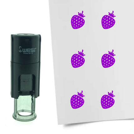 Stempel Erdbeere Ø10mm rund