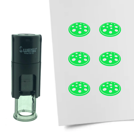 Stempel Pizza Ø10mm rund