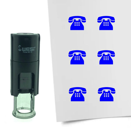 Stempel Telefon Ø10mm rund