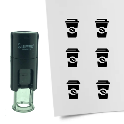 Stempel Kaffebecher Ø10mm rund