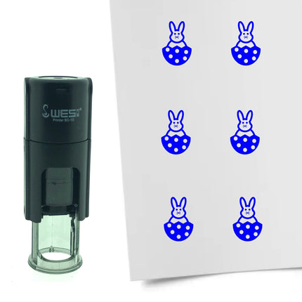 Stempel Hase in Ei Ø10mm rund