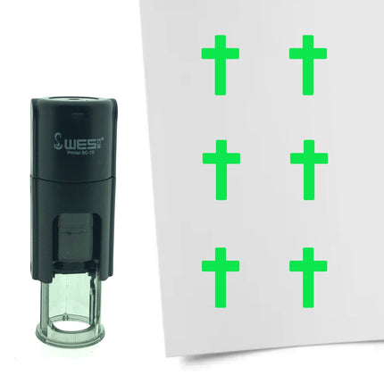 Stempel Sakrales Kreuz Ø10mm rund