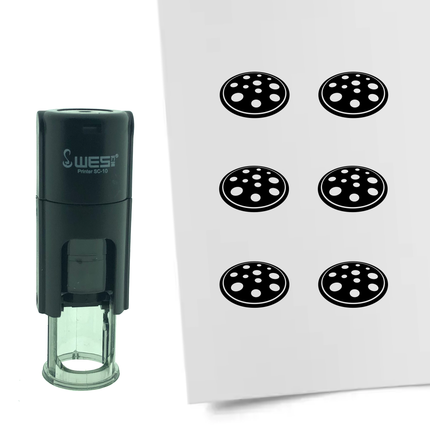 Stempel Pizza Ø10mm rund