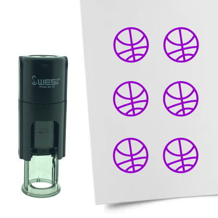 Stempel Basketball Ø10mm rund
