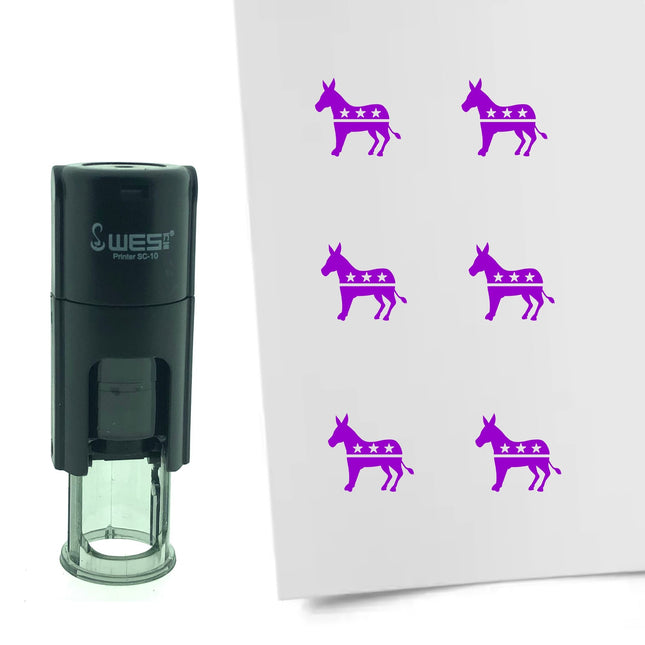 Stempel Demokraten Esel Ø10mm rund