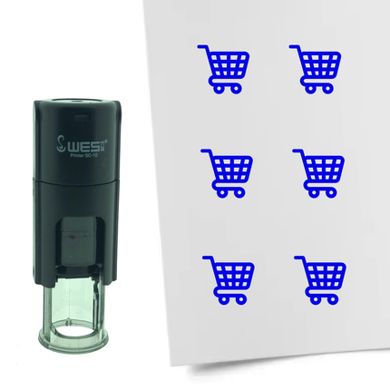 Stempel Einkaufswagen Ø10mm rund