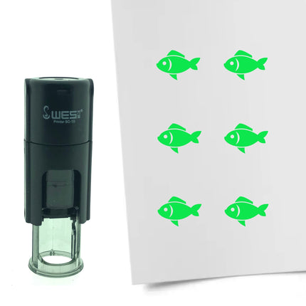 Stempel Fisch Ø10mm rund
