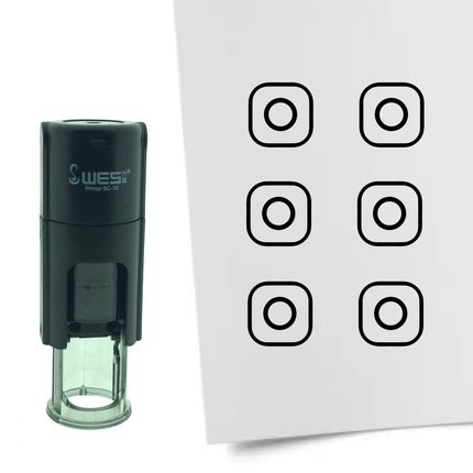 Stempel Instagram Logo Ø10mm rund