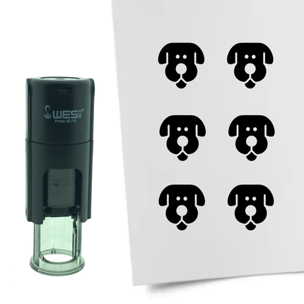 Stempel Hund Ø10mm rund