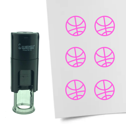 Stempel Basketball Ø10mm rund