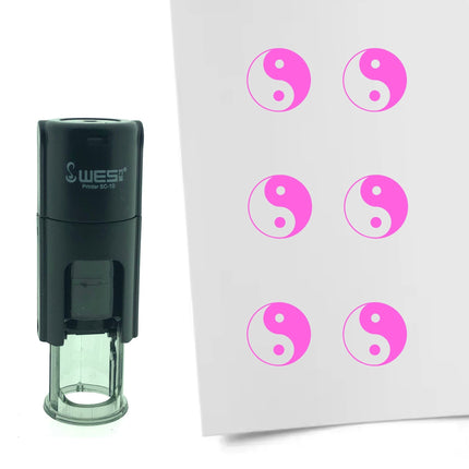 Stempel Yin Yang Ø10mm rund