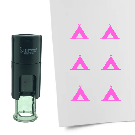 Stempel Zelt Ø10mm rund