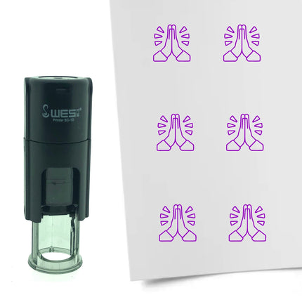 Stempel Gefaltete Hände Ø10mm rund