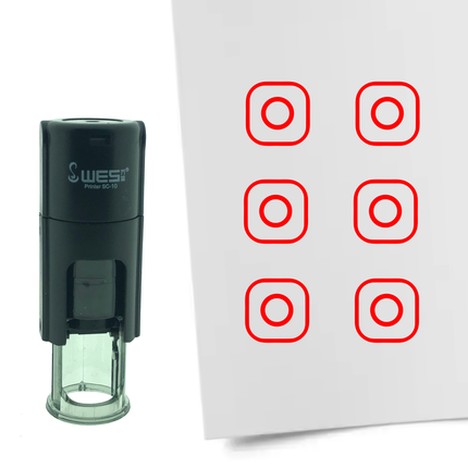 Stempel Instagram Logo Ø10mm rund