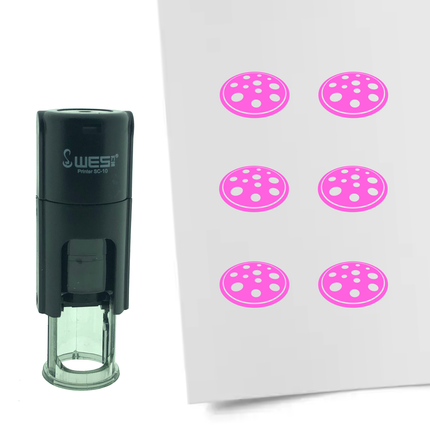 Stempel Pizza Ø10mm rund