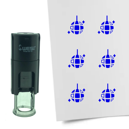 Stempel Discokugel Ø10mm rund