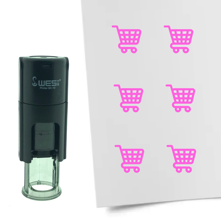 Stempel Einkaufswagen Ø10mm rund