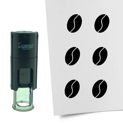 Stempel Kaffeebohne Ø10mm rund