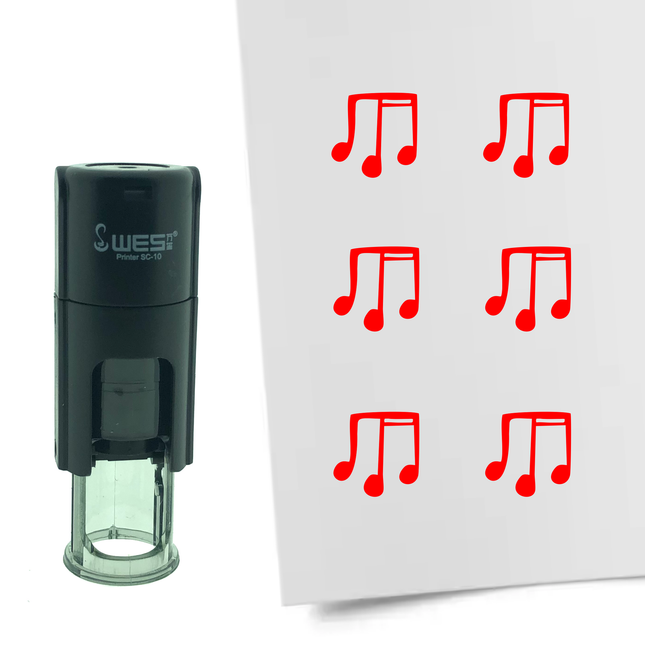 Stempel Musiknoten Ø10mm rund