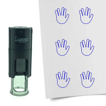 Stempel Mr. Spock Hand Ø10mm rund