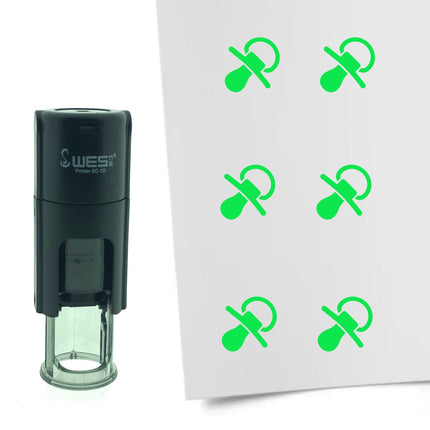 Stempel Schnuller Ø10mm rund