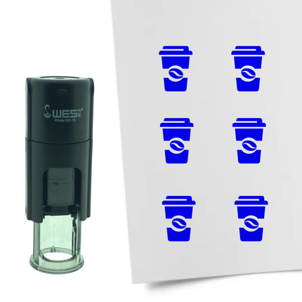 Stempel Kaffebecher Ø10mm rund