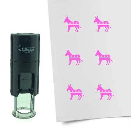 Stempel Demokraten Esel Ø10mm rund