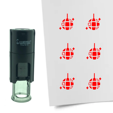 Stempel Discokugel Ø10mm rund