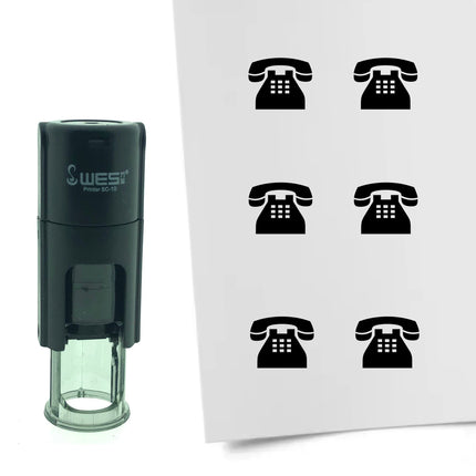 Stempel Telefon Ø10mm rund