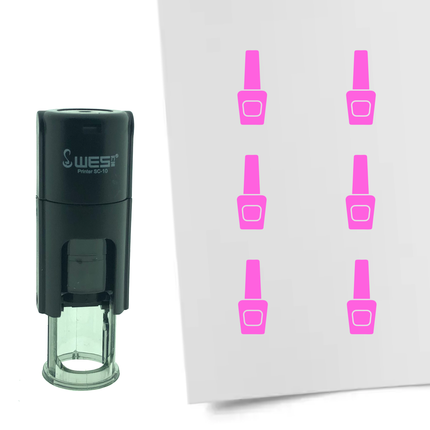 Stempel Nagellack Ø10mm rund