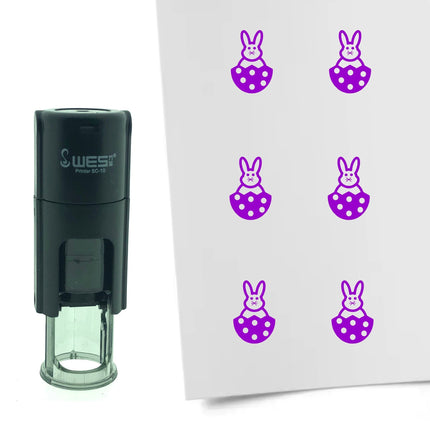 Stempel Hase in Ei Ø10mm rund