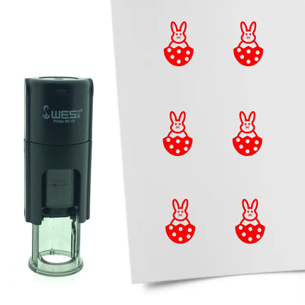 Stempel Hase in Ei Ø10mm rund