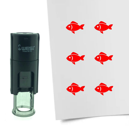 Stempel Fisch Ø10mm rund