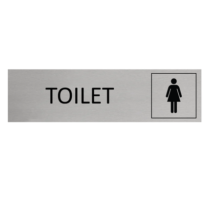 Türschild Toilet Damen