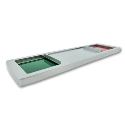 Schiebeschild 'Grün-Rot' - 178x50mm