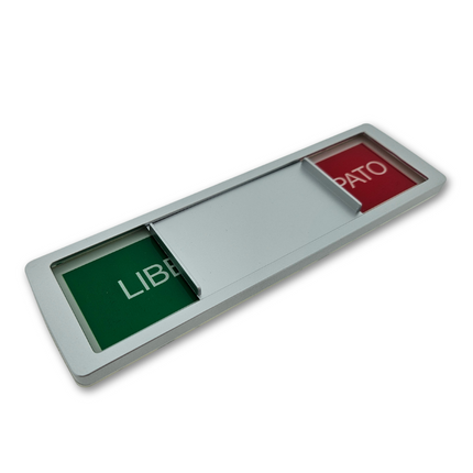 Schiebeschild 'Libero-Occupato' - 178x50mm
