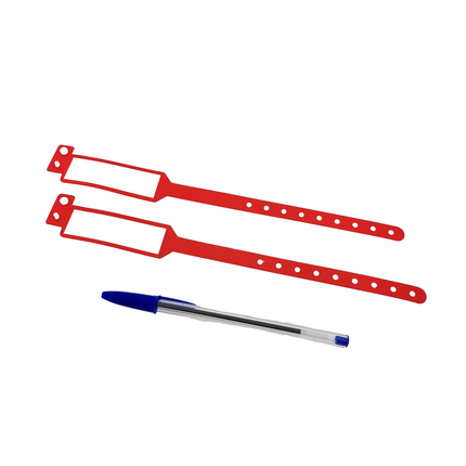 Kunststoff Einlassbänder, beschreibbar - pro 100 Stück