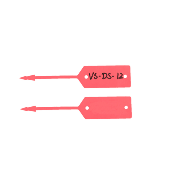 Schlüssel Tag 190 x 38 mm Rot - 500 Stück