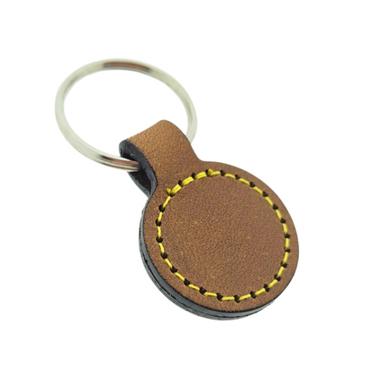 Schlüsselanhänger Leder Ø30mm - pro Stück