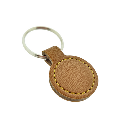 Schlüsselanhänger Leder Ø30mm - pro Stück